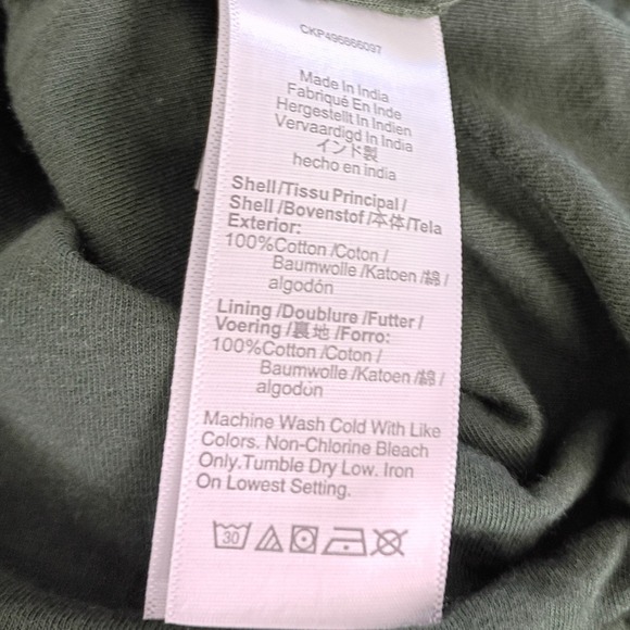 Madewell Dark Green Pleated Bubble Hem Sleeveless Top Size S; RET $52 - Picture 5 of 6